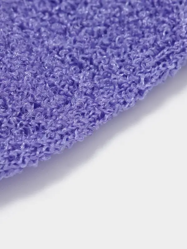 Мочалка - перчатка массажная Доляна, 14&times;18 см, однотонная, МИКС