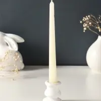 Набор свечей античных, 2,3х 24,5 см, 5 ч, 55 г, 4 штуки, слоновая кость