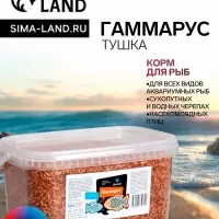 Корм для рыб и черепах Barrom Гаммарус, тушка, ведро 3.3 л