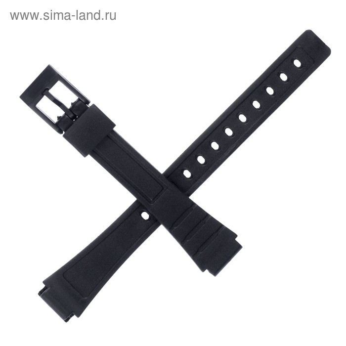 Ремешок для часов Ремешок для часов "Соломон", 12 мм, l-11 см, черный