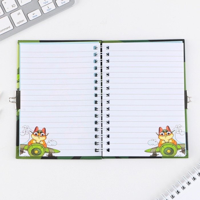 Блокнот на замочке А6, 50 листов в твердой обложке «23 февраля. День защитника котечества» Блокнот на замочке А6, 50 листов в твердой обложке «23 февраля. День защитника котечества»