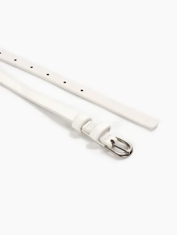 Ремень женский, пряжка металл, 1.4&times;105 см, белый