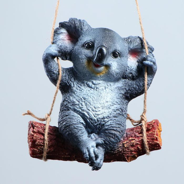 Подвесной декор  Подвесной декор "Коала на бревне" 24х15х25см