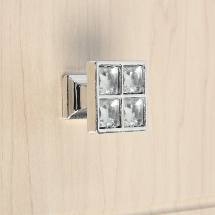 Ручка-кнопка CAPPIO, 27х27 мм, цвет хром, 8 шт. Ручка-кнопка CAPPIO, 27х27 мм, цвет хром, 8 шт.