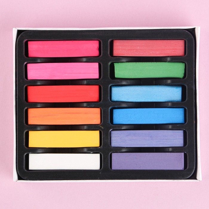 Мелки для волос Color Power, 12 цветов Мелки для волос Color Power, 12 цветов