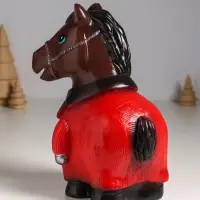 Копилка "Конь в пальто" 22,5х18х13 см, коричневый Копилка "Конь в пальто" 22,5х18х13 см, коричневый