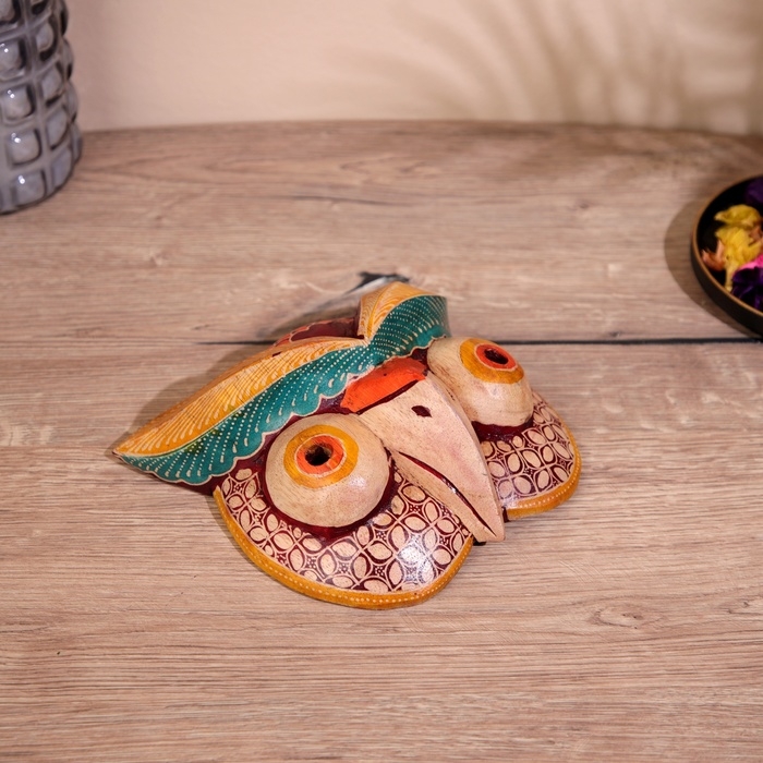 Маска Маска "Сова" дерево 21х17х8 см