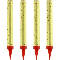 Набор свечей для торта Фонтан,4шт/уп,высота свечи 12,5см, 40сек,MF-001