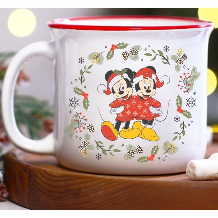 Кружка керамическая новогодняя «С новым годом!» Микки Маус и друзья, 250 мл Кружка керамическая новогодняя «С новым годом!» Микки Маус и друзья, 250 мл