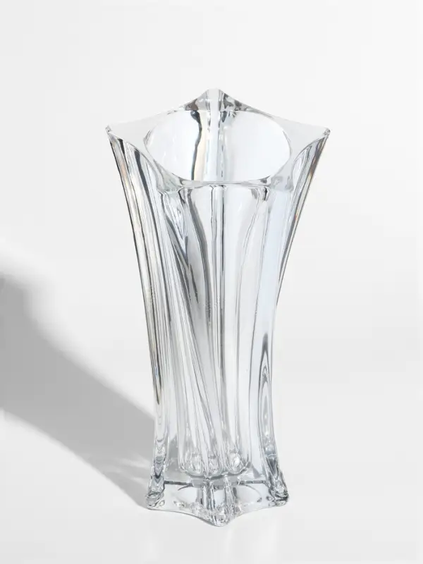 Ваза стекло настольная  Ваза стекло настольная "Лесли" 25х14,5 см, прозрачный