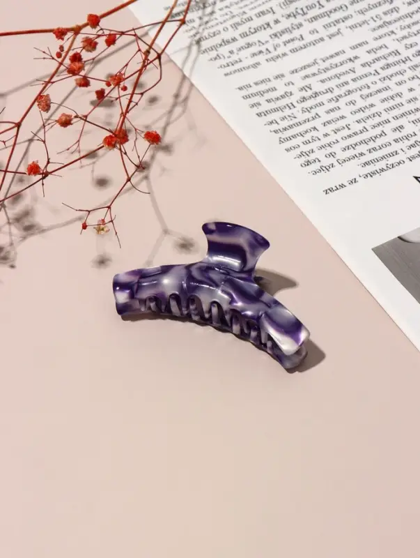 Краб для волос "Линда" дуга грация, 8,5х3,5 см, микс