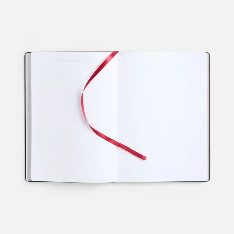 Ежедневник Nebraska Flex, недатированный, бордовый с золотистым