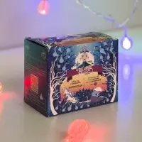 Гирлянда &laquo;Нить&raquo; 5 м с насадками &laquo;Шарики льда&raquo;, IP20, прозрачная нить, 20 LED, свечение мульти (RG/RB), мигание, 220 В