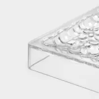 Форма для шоколада KONFINETTA &laquo;Воздушный&raquo;, пластик, 3 ячейки, 27.5&times;17.5&times;2.5 см, ячейка 15.3&times;7.5&times;0.8 см, прозрачная