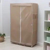 Шкаф тканевый каркасный, складной LaDо́m, 103&times;45&times;165 см, бежевый