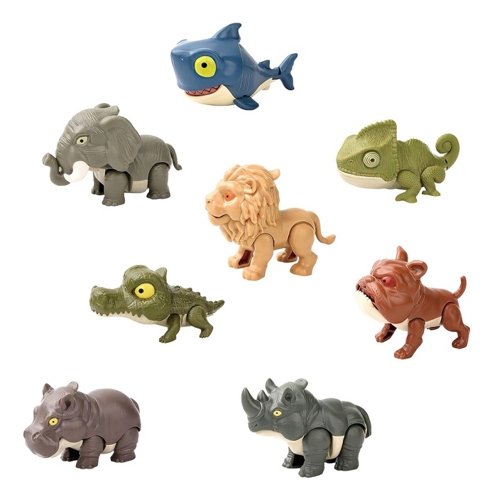 Игровой набор «Wild. Зубастики», подвижные детали, 4 фигурки Игровой набор «Wild. Зубастики», подвижные детали, 4 фигурки