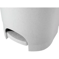 Ведро мусорное пласт 11л прям сер пед крыш+внутр ведро с руч 260х330х260мм