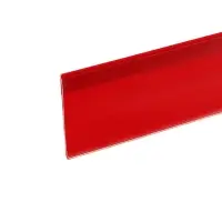 Ценникодержатель полочный самоклеящийся, DBR=39, 1000 мм, красный