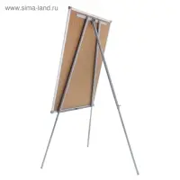 Флипчарт магнитно-маркерный Calligrata СТАНДАРТ, 70&times;100 см, в алюминиевом профиле, на треноге