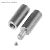 Петля гаражная ТУНДРА с шаром, 14х70 мм, без покрытия, 1 шт.