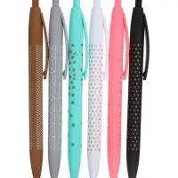 Ручка шариковая Calligrata, автоматическая, синий стержень, узел 0.5 мм, корпус прорезиненный, МИКС