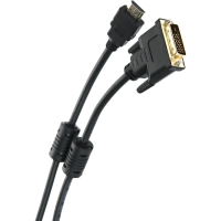 Кабель HDMI to DVI-D (19M -25M) 2м, 2 фильтра TV-COM <LCG135F-2M