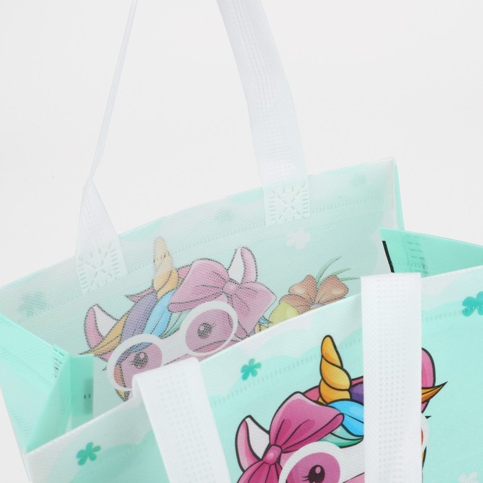 Сумка детская без застежки, цвет бирюзовый Сумка детская без застежки, цвет бирюзовый