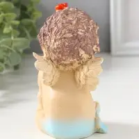 Фигурка полистоун &laquo;Ангелочек с божьей коровкой&raquo;, цветной, 9&times;7&times;15 см