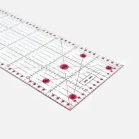 Линейка для квилтинга и пэчворка, 45&times;15 см, s=3 мм, розовая