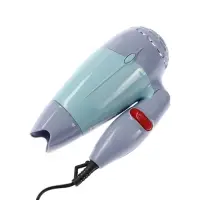Фен Luazon LF-23, 800 Вт, 2 скорости, 2 режима, складная ручка, голубой