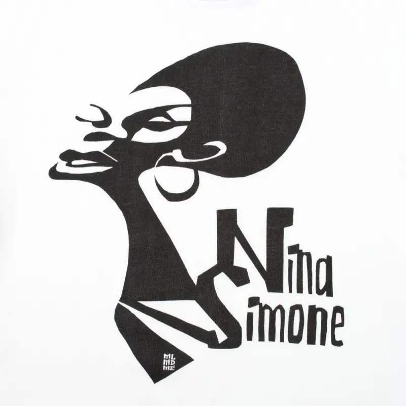 Футболка женская «Меламед. Nina Simone», белая, размер L Футболка женская «Меламед. Nina Simone», белая, размер L