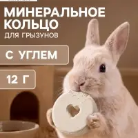 Минеральное кольцо для грызунов &laquo;Мышильд&raquo;, с углем, 12 г