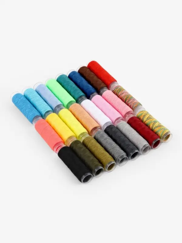 Швейный набор, 89 предметов, в футляре, 21&times;14&times;3 см