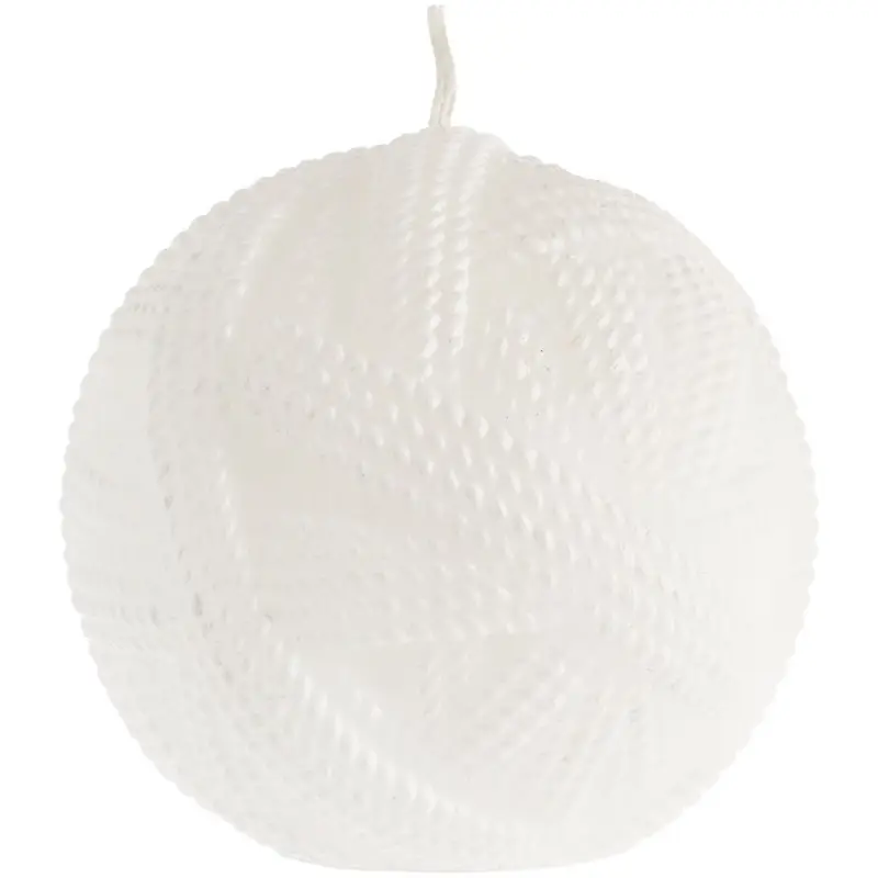Свеча Kniteam, клубок, белый Свеча Kniteam, клубок, белый