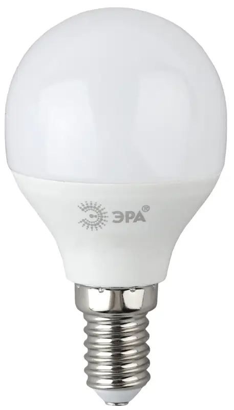 Лампа светодиодная LED 8 Вт 640Лм 6500К шар холодный E14 220-240В LED P45-8W-865-E14 Red Line