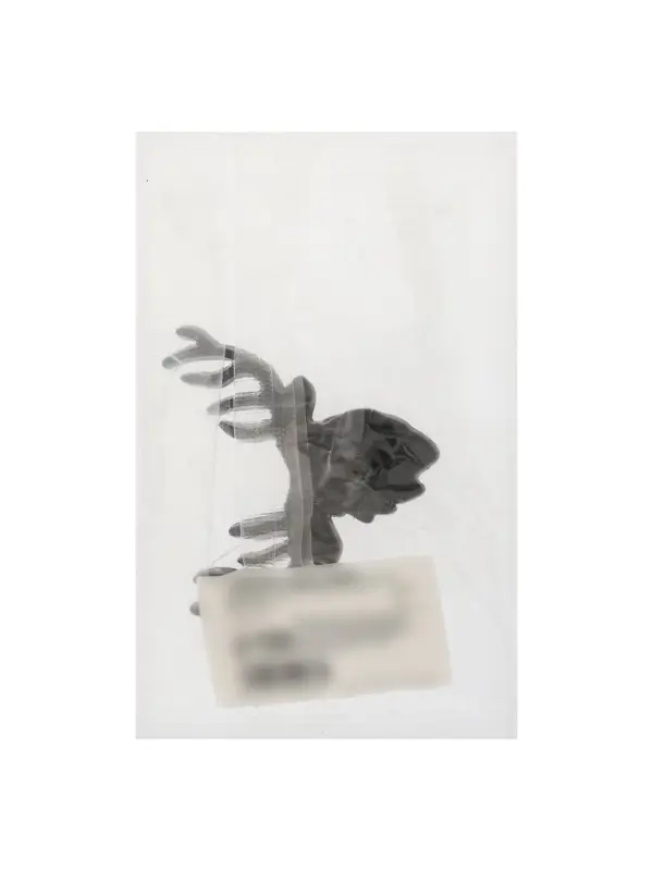 Ручка-кнопка CAPPIO PRO &laquo;Олень&raquo; 66&times;55 мм, цвет черный