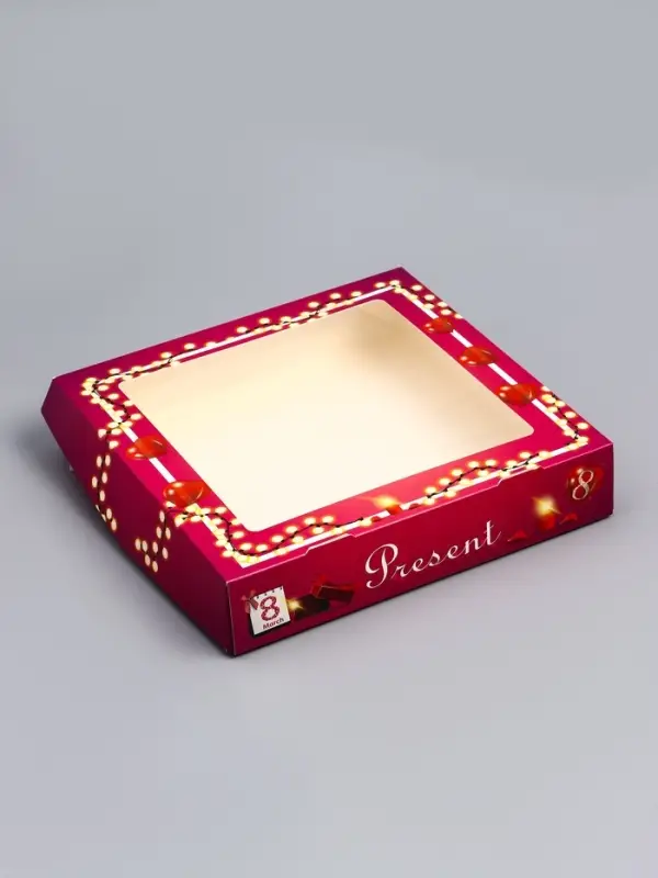 Коробка складная Present 20×20×4 см