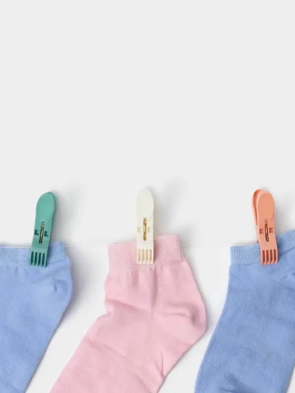 Прищепки для белья Доляна, 24 шт., 7&times;1.5 см, ширина низа 4.5 см