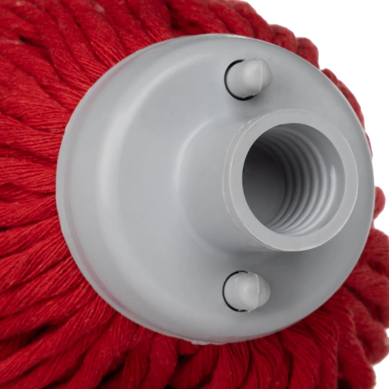 Насадка МОП Алабама 250 г веревочный резьбовой хлопок красный RK1543