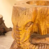 Подставка под бутылки «Голова слона», 15×15×17 см, дерево Пиннис, коричневая Подставка под бутылки «Голова слона», 15×15×17 см, дерево Пиннис, коричневая