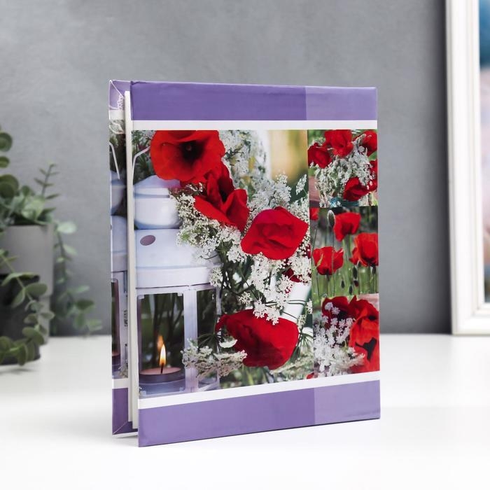 Фотоальбом Fotografia на 200 фото, 10x15 см., Фотоальбом Fotografia на 200 фото, 10x15 см., "Цветы"