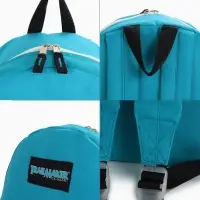 Рюкзак молодёжный на молнии, с карманом, однотонный, размер 29&times;12&times;39 см, голубой