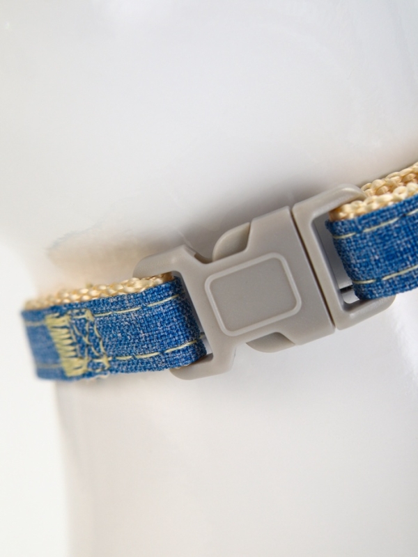 Комплект амуниции "Леди и Джентельмен", поводок 120 х 1 см, синий