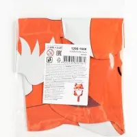 Воздушные шары фольгированные 15" &laquo;Лиса&raquo;, 5 шт., для палочки