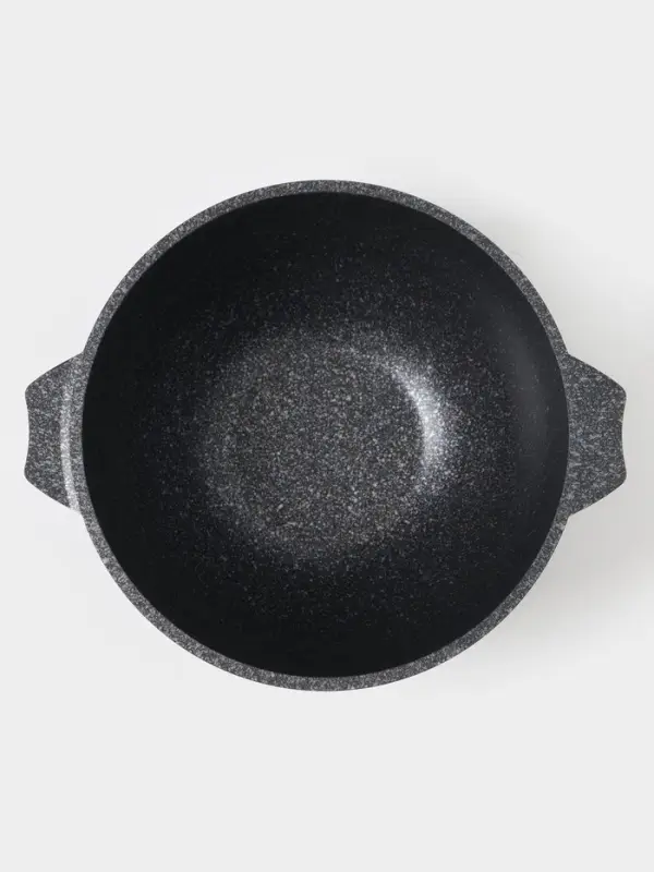 Казан Мечта &laquo;Гранит Star&raquo;, 4 л, литые ручки, антипригарное покрытие, стеклянная крышка, литой алюминий, тёмно-синий