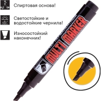 Маркер перманентный Crown Multi Marker&nbsp;5 мм скошенный черный
