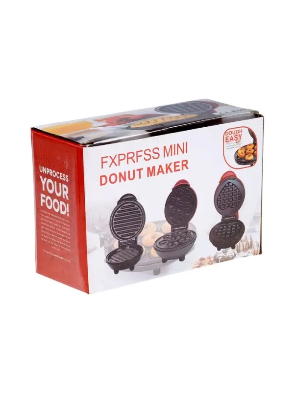 Электровафельница WV-01, 350 Вт, венские вафли, антипригарное покрытие, красная Электровафельница WV-01, 350 Вт, венские вафли, антипригарное покрытие, красная