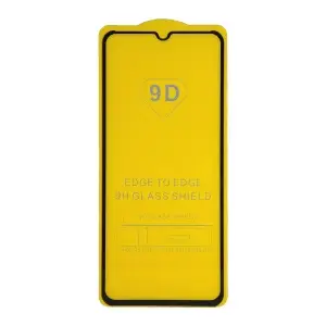 Защитное стекло для Xiaomi Poco M4 с рамкой 9H Full Glue без упаковки (25 шт./уп.)