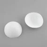 Чашки для бюстгальтера &laquo;Круг&raquo;, L (48), d=14.5 см, пара, белые