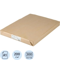 Ватман (бумага чертежная) Гознак 300л 610х8 60мм 200г СПб Гост 597